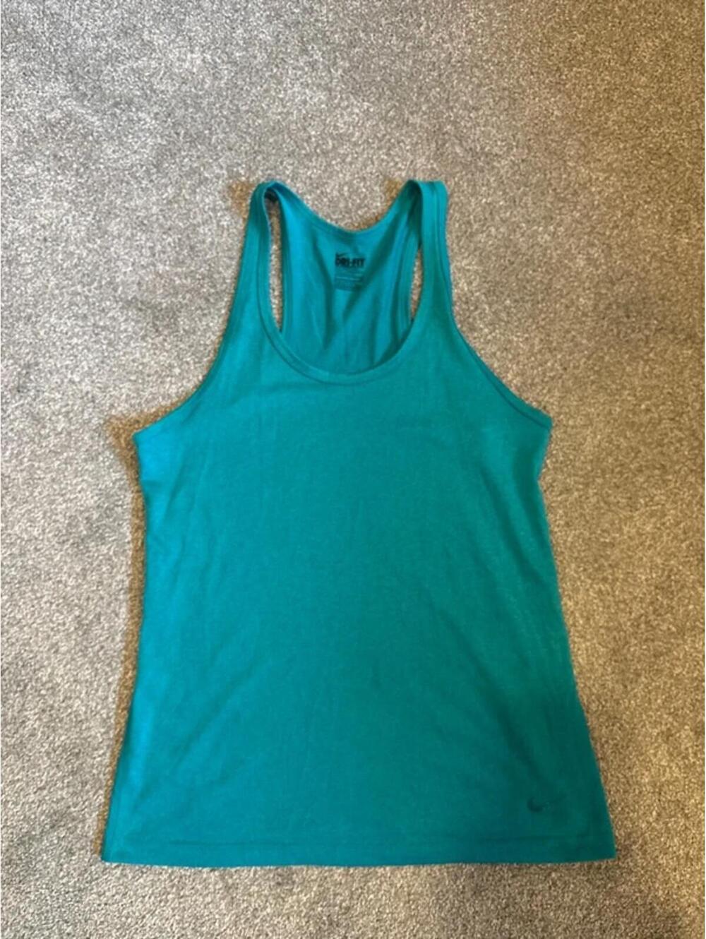 Teal Nike Workout Tank  Top - Size small
